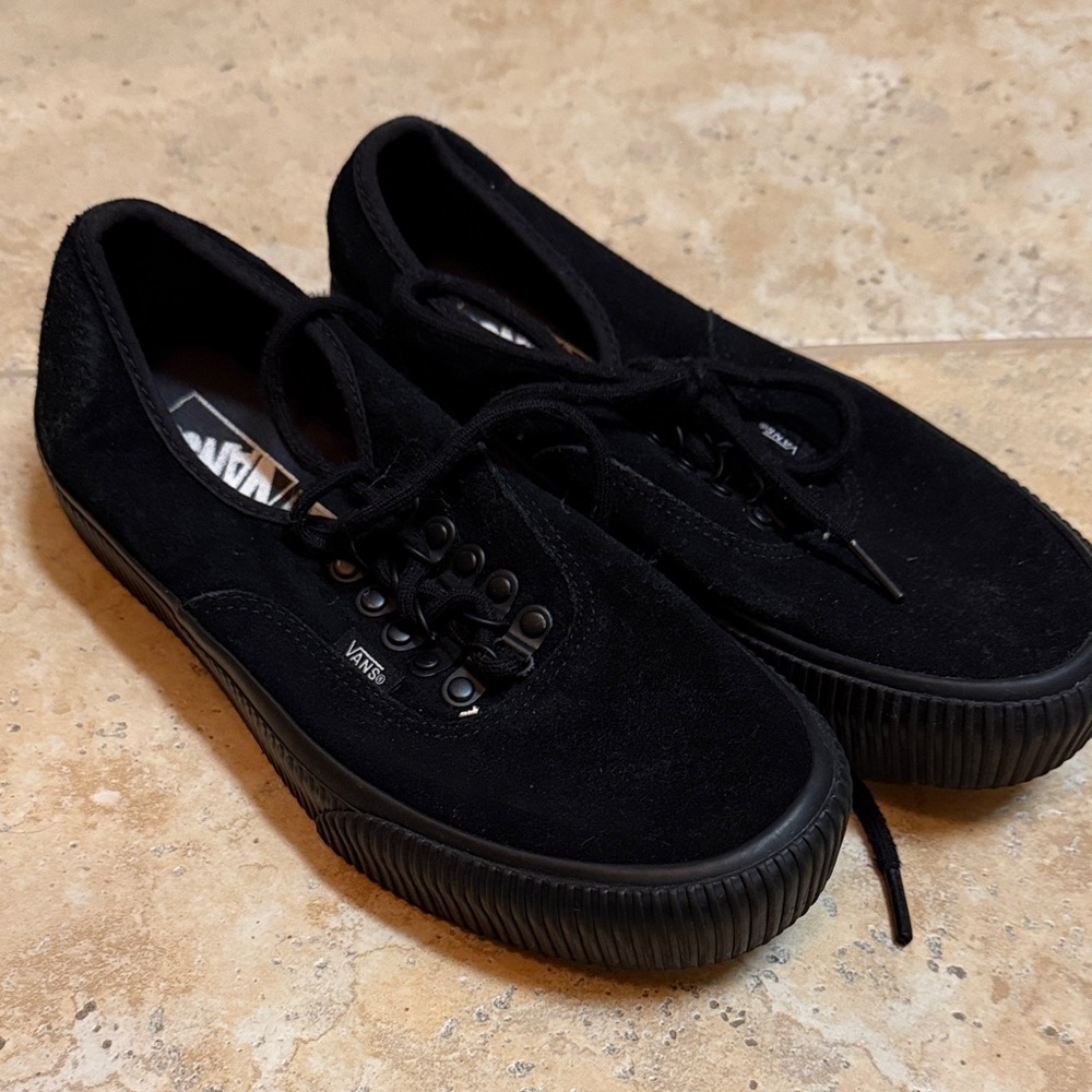 Vans Women's Black Platform Shoes